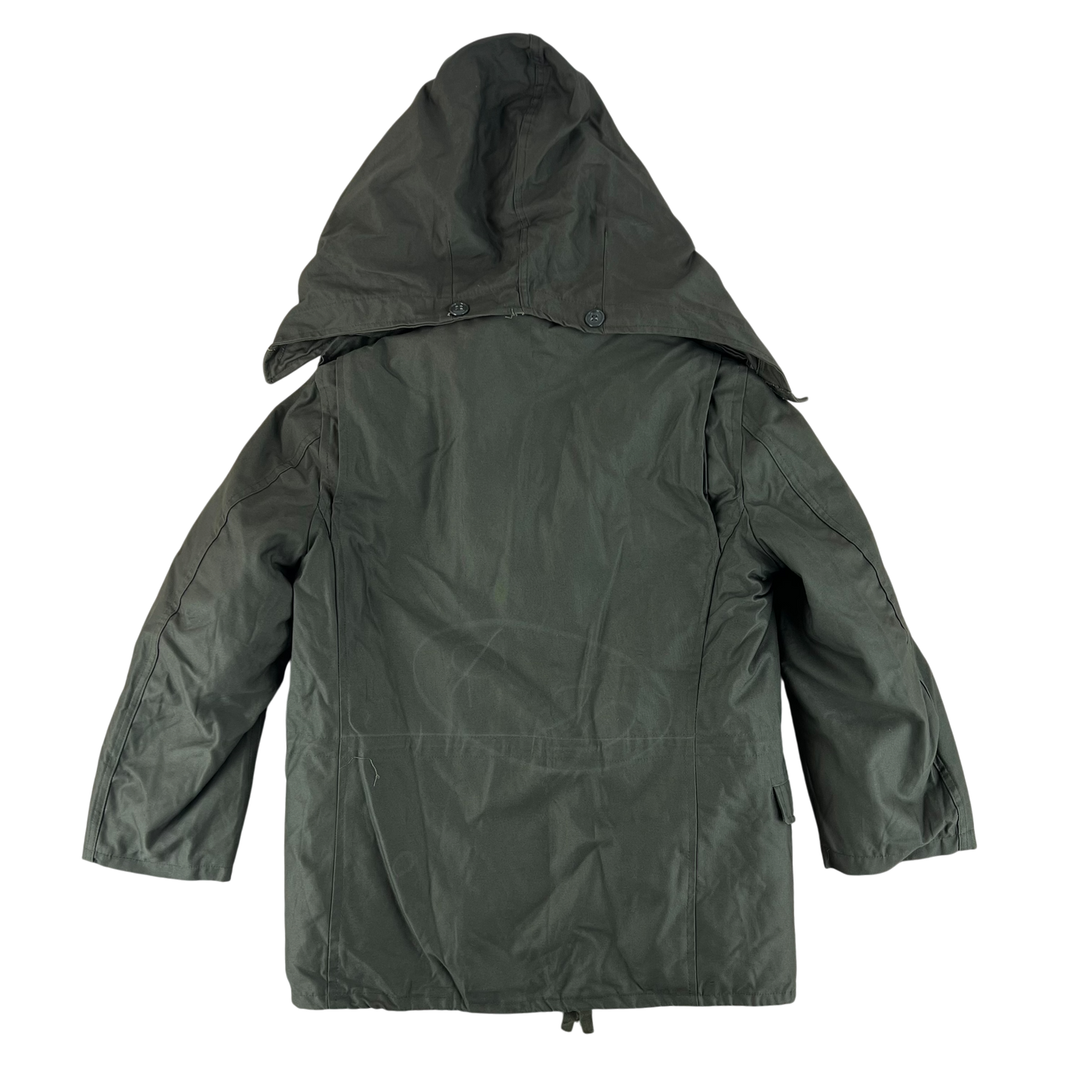 Greek Army M65 Olive Green Jacket w/ Thermal Liner - Medium