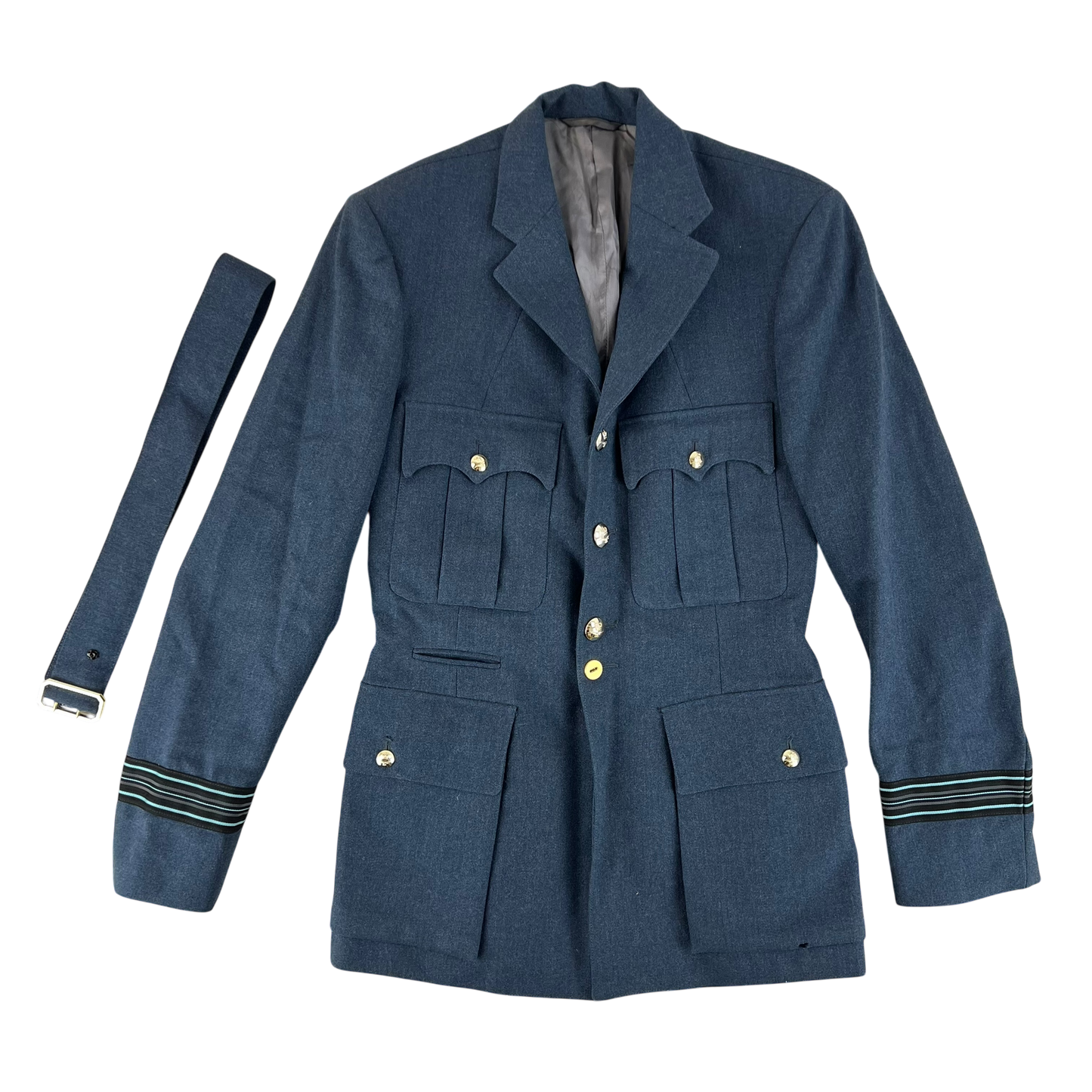 British Royal Air Force 70s No. 1 Dress Jacket w/ Belt - Medium
