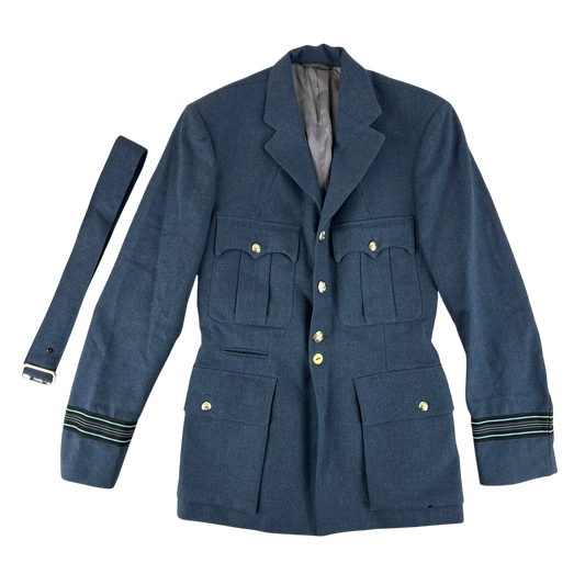 British Royal Air Force 70s No. 1 Dress Jacket w/ Belt - Medium