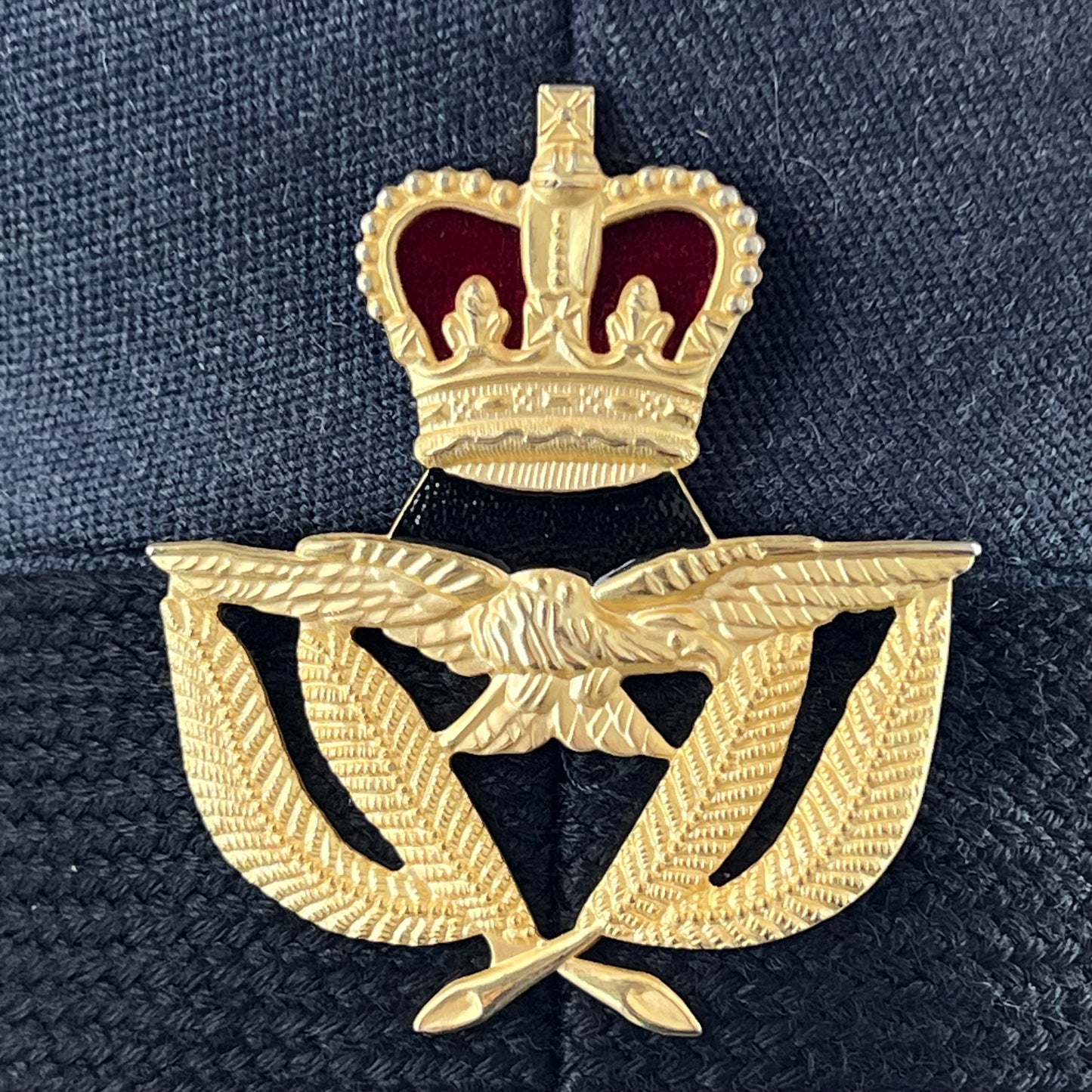 British RAF Peaked No. 1 Warrant Officer's Dress Cap - Small 56cm