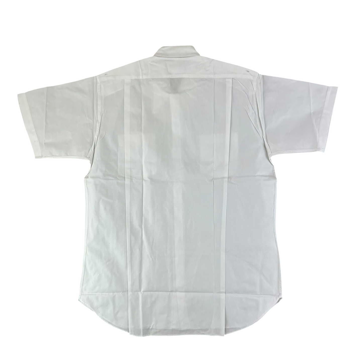 British Merchant Navy 50s Officer's Tropical Short Sleeve Shirt - Large