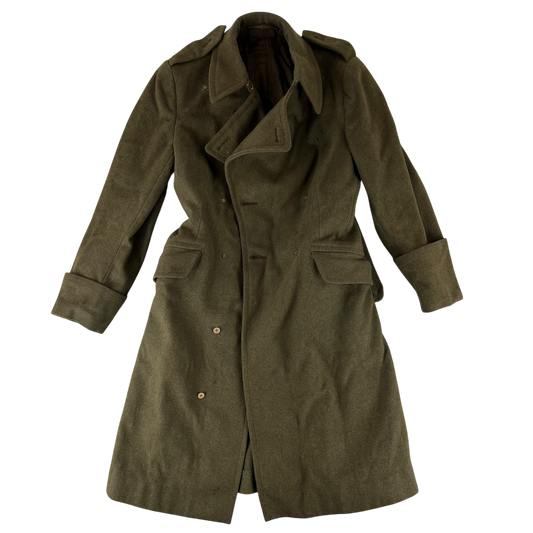 British Army WW2 1940 Pattern Wool Greatcoat - Small