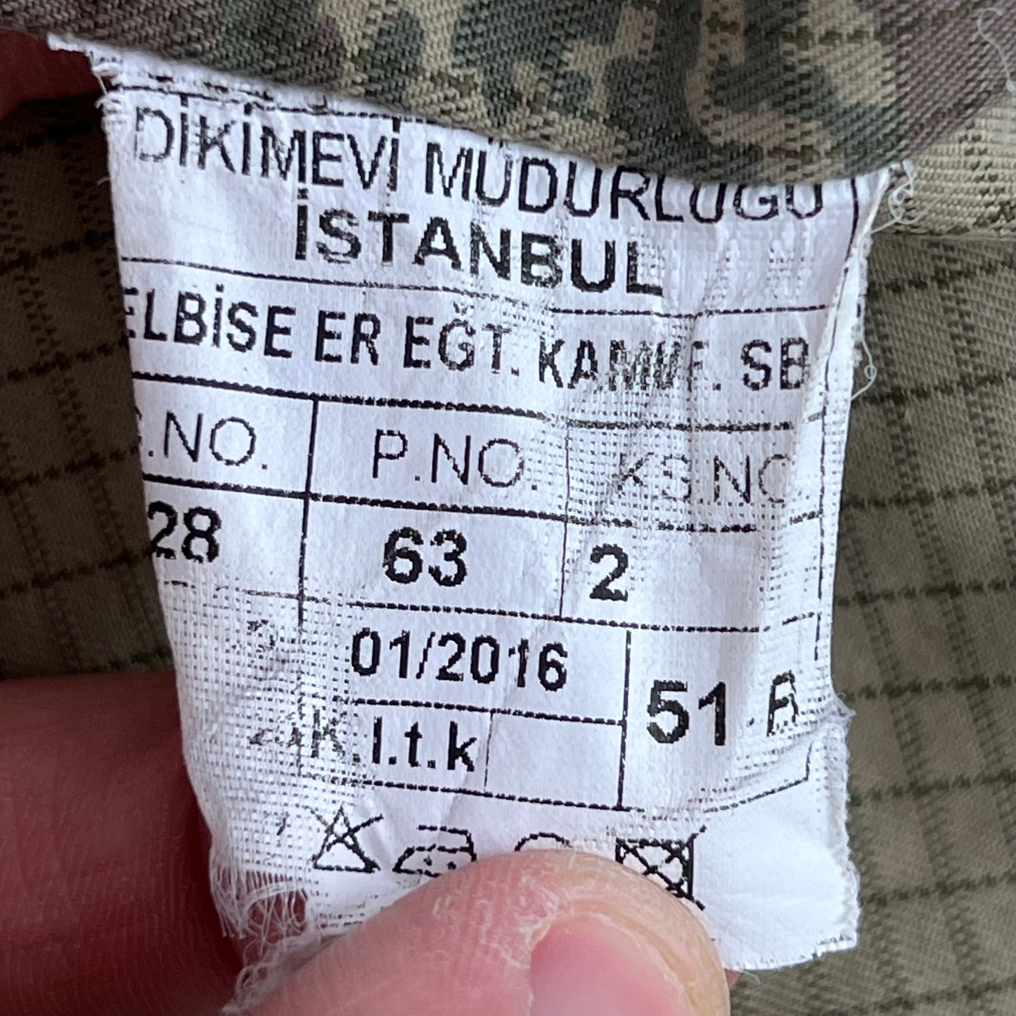 Turkish Army M2008 Digital Camouflage Field Shirt - Large
