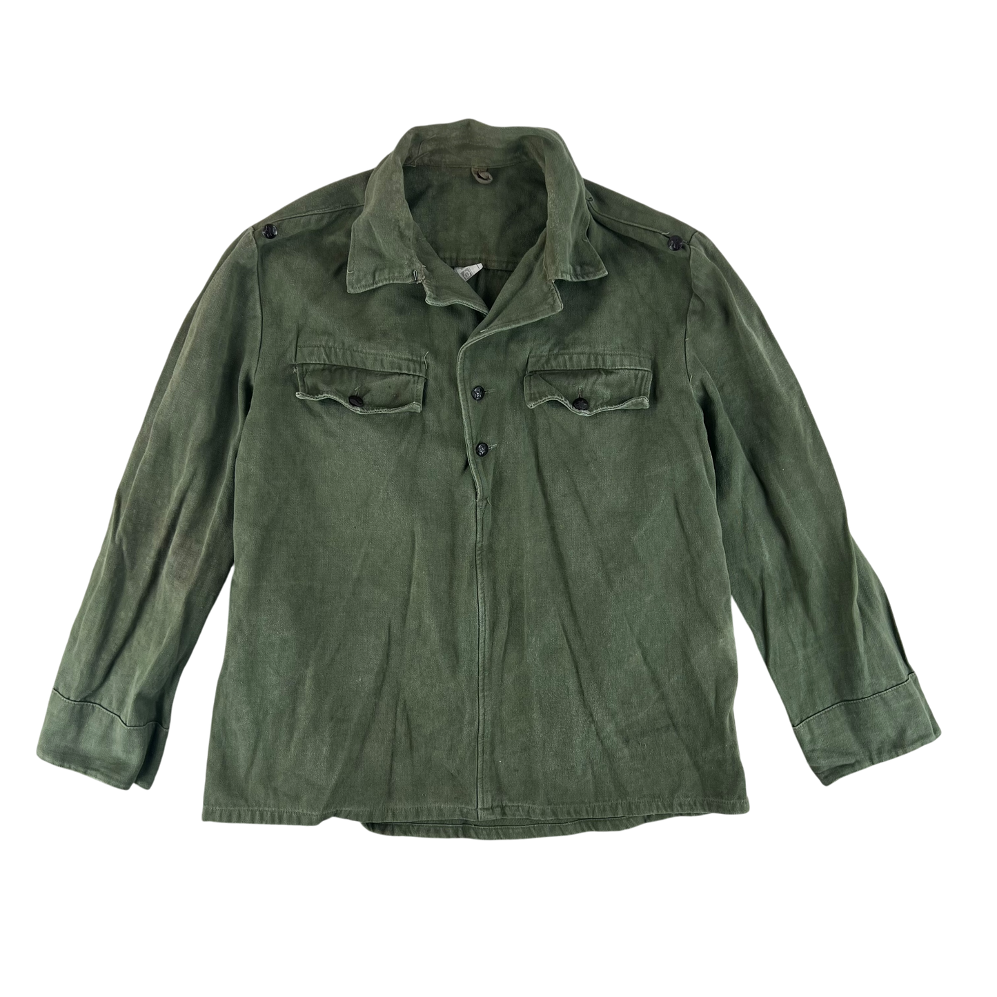 Bulgarian People's Army Olive Green Cossack Shirt - Large
