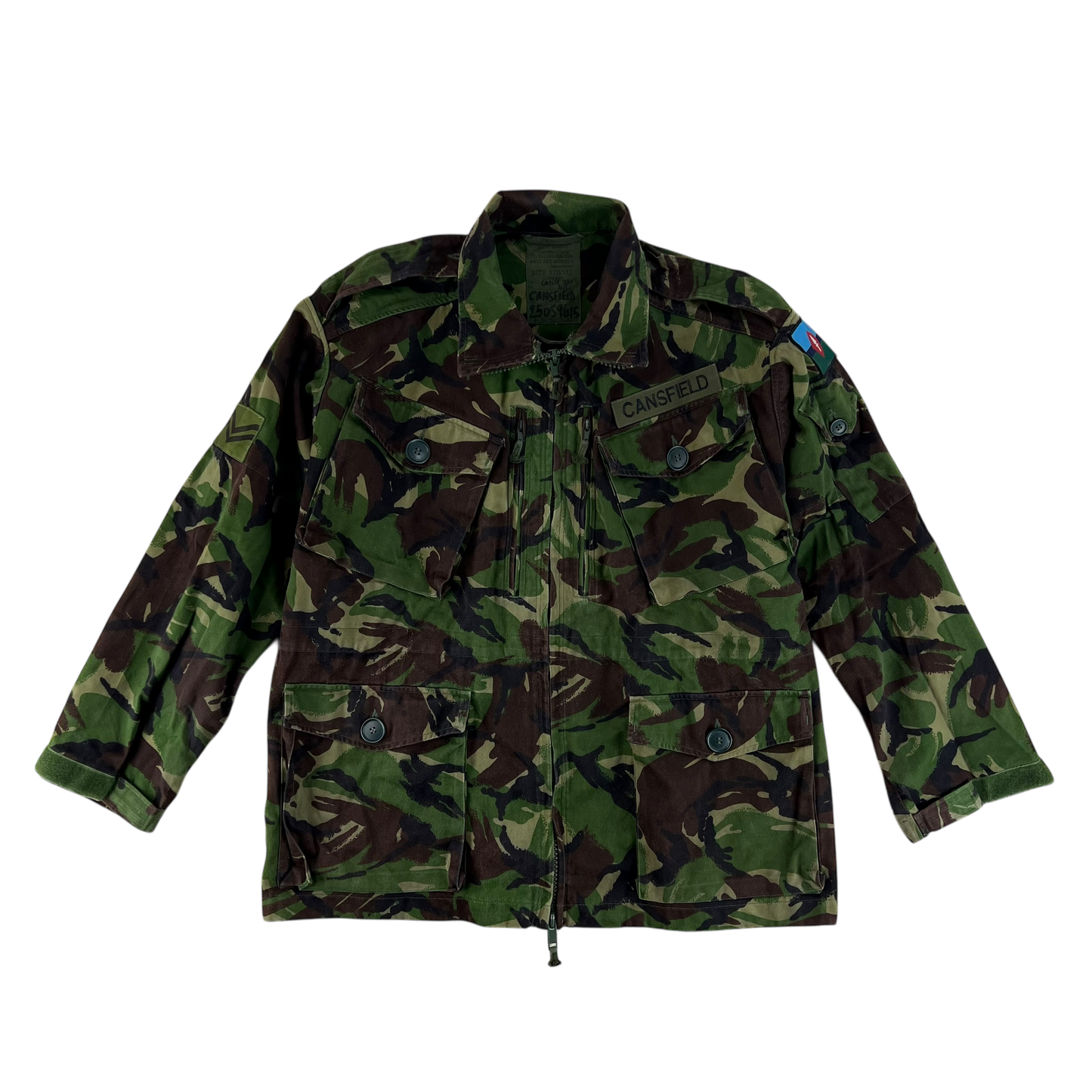British Army 84 Pattern Woodland DPM Camo Combat Smock - Large 170/112