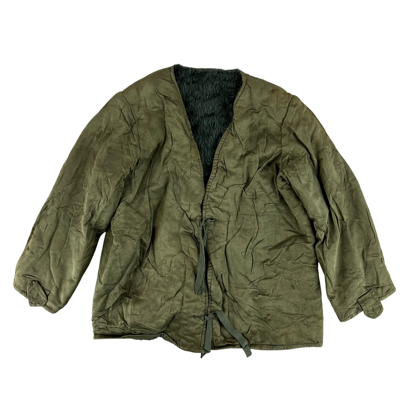 Greek Army M65 Faux Fur Jacket Liner - Medium