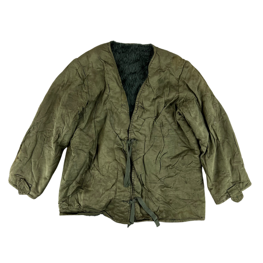 Greek Army M65 Faux Fur Jacket Liner - Medium