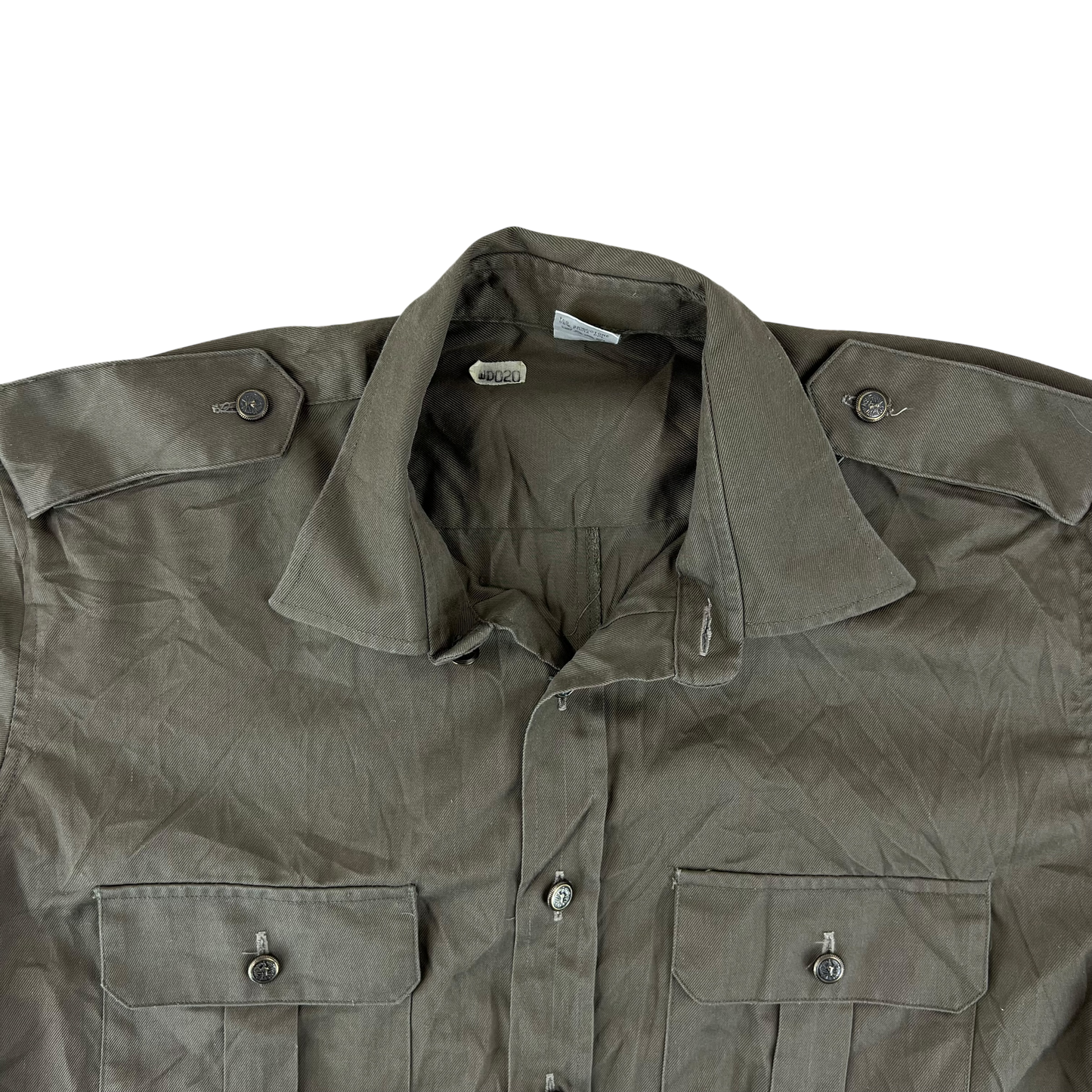 Italian Army Roma 75 Short Sleeve Safari Shirt -