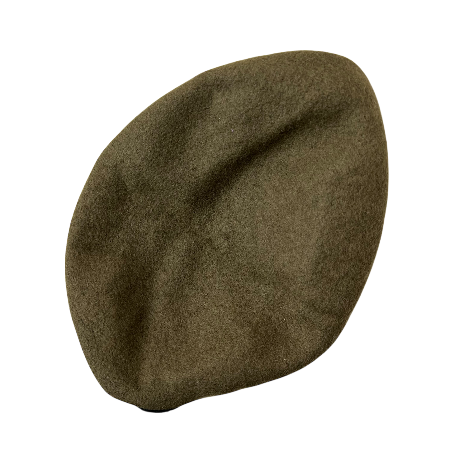 British Army Khaki Beret w/ Badge - Royal Anglian - Medium 58cm