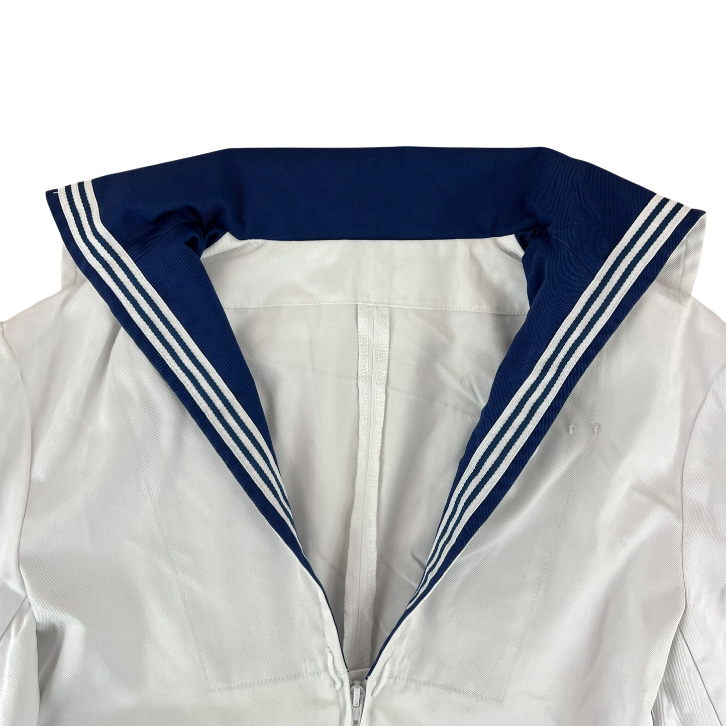 British Royal Navy Class II White Jumper Sailor's Top - Medium 176/100