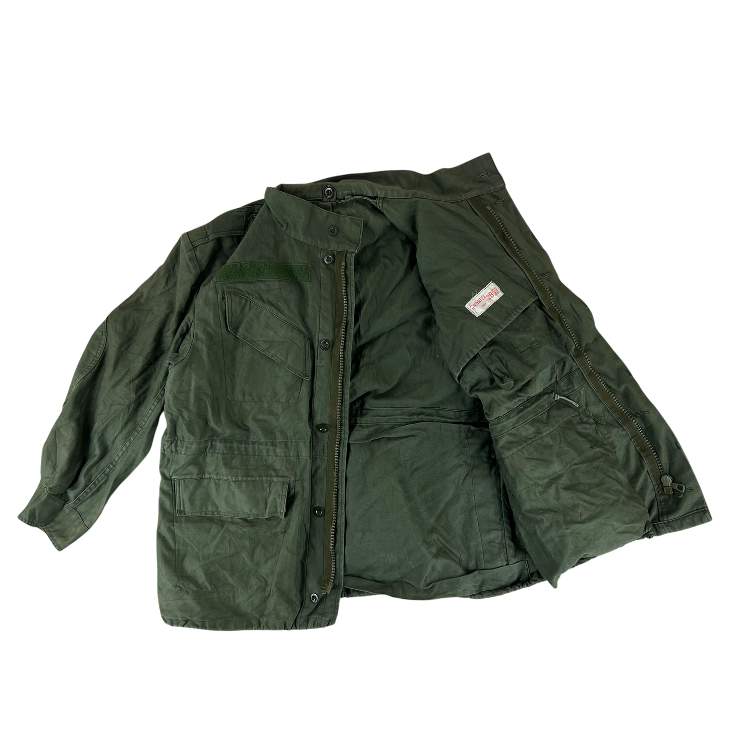 Belgian Army M88 Olive Green Field Jacket - Large