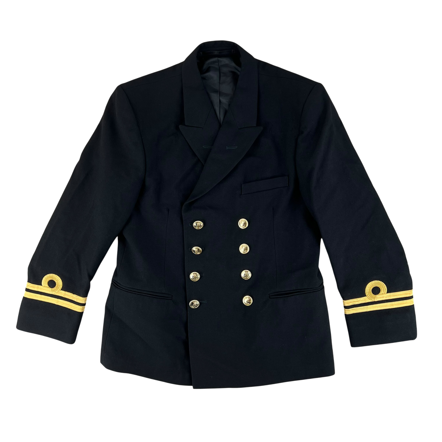 British Royal Navy Officer's No 1C Dress Diagonal Serge Jacket - Medium 164/104