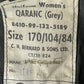 British Army Women's Grey Dress Jacket - QARANC - Medium 170/104