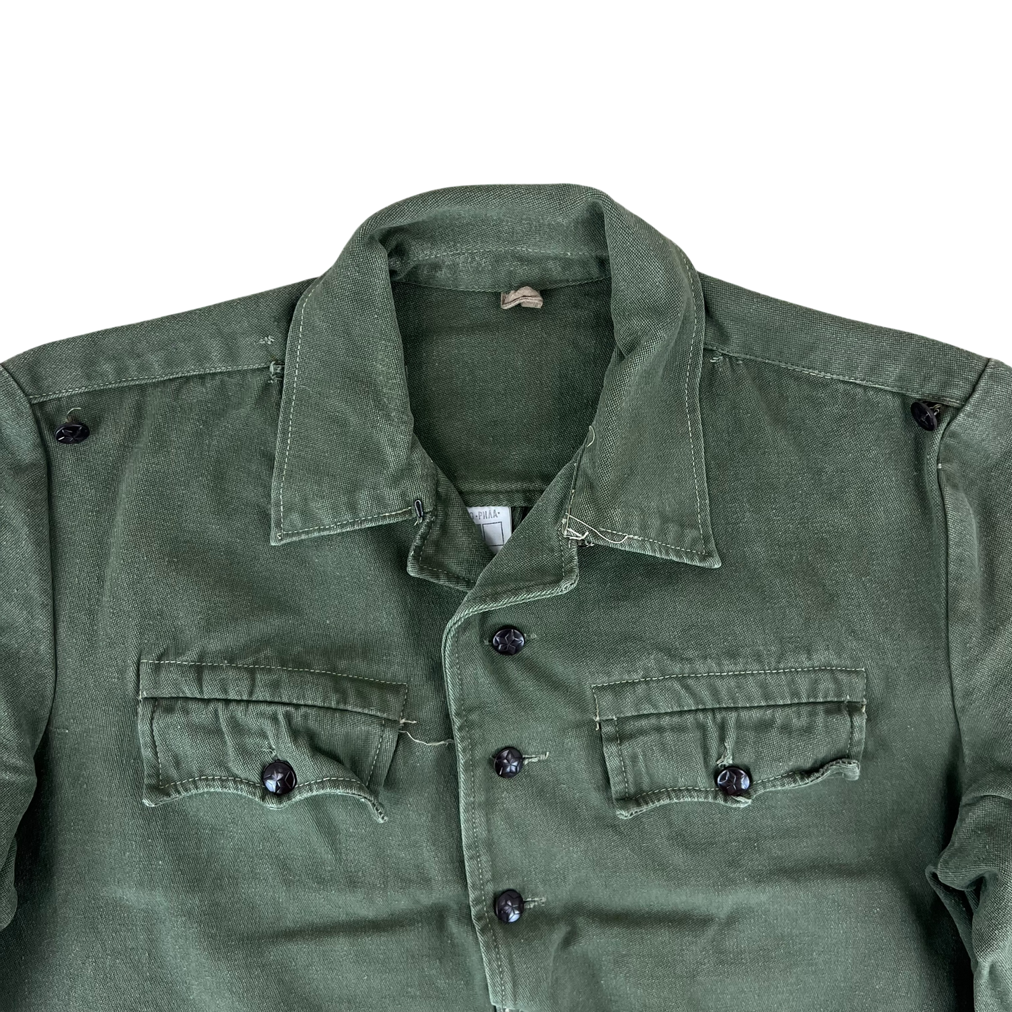 Bulgarian People's Army Olive Drab Cossack Shirt - Medium