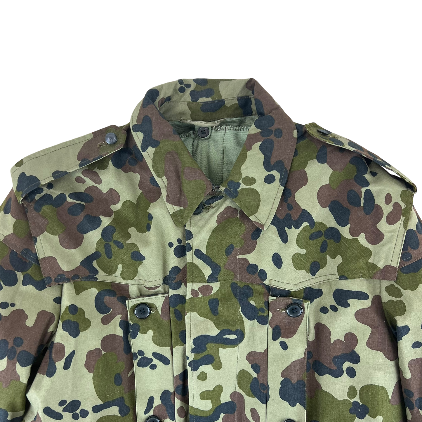 Romanian Army M1994 Fleck Leaf Camouflage Parka w/ Winter Liner - Medium