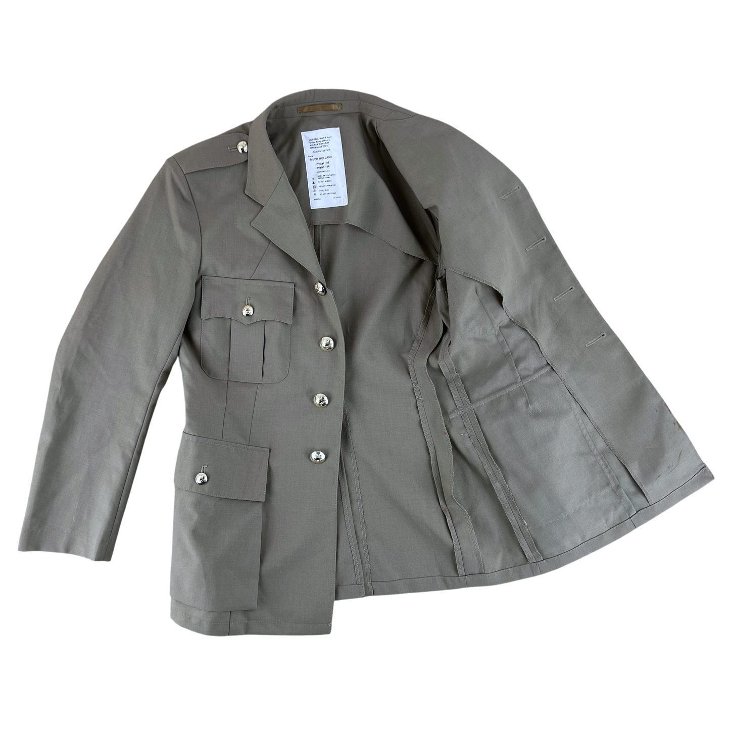 British RAF No. 6 Tropical Dress Jacket w/ Belt - Medium