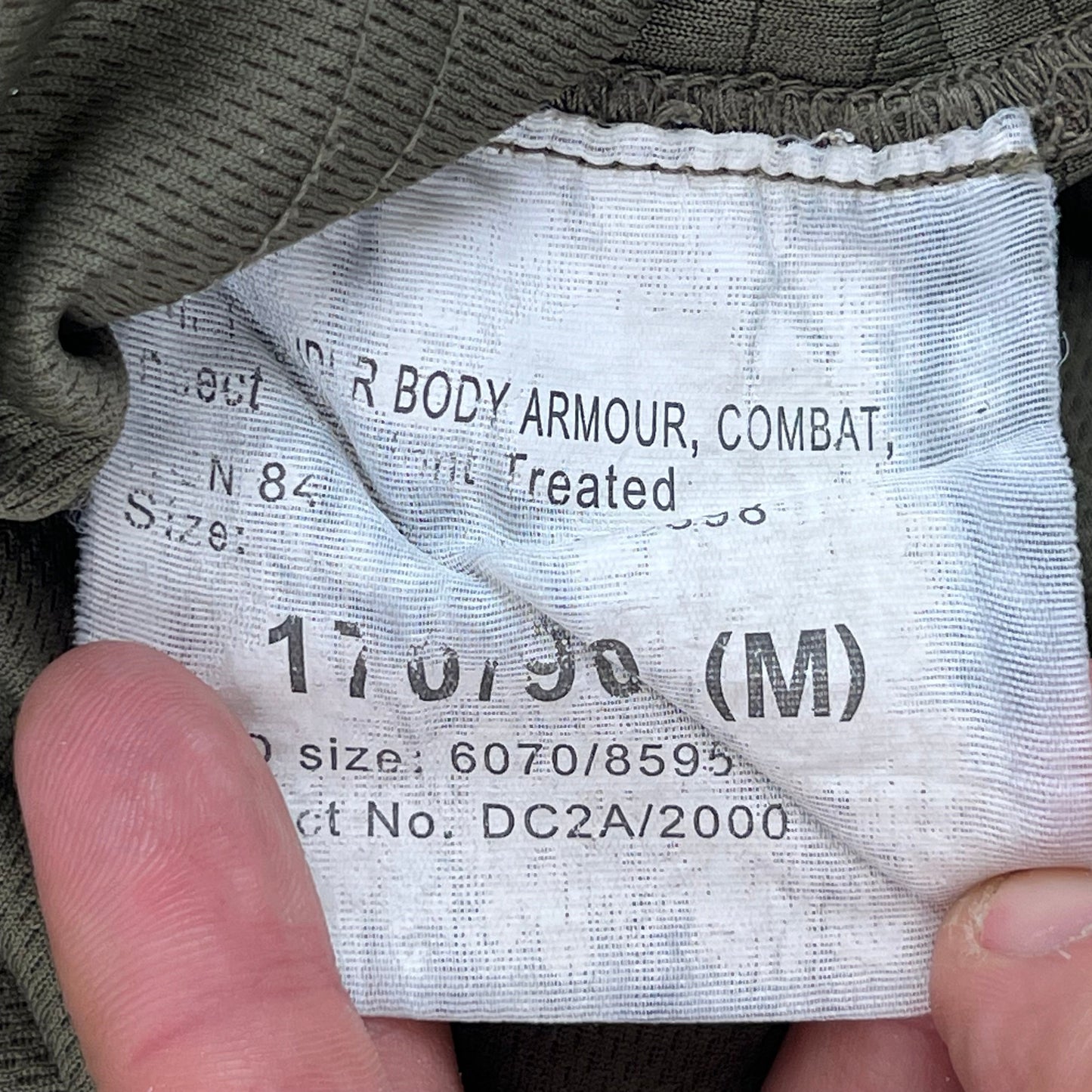 British Army MTP Camouflage Olive Green UBACS Combat Shirt - Medium 170/90
