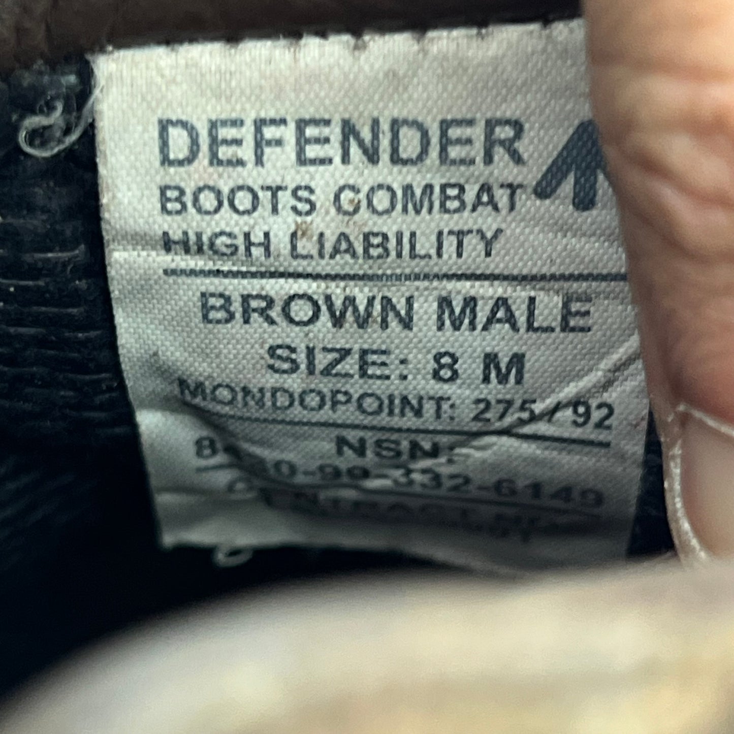 British Army Altberg Defender Brown Combat Boots - Size 8M