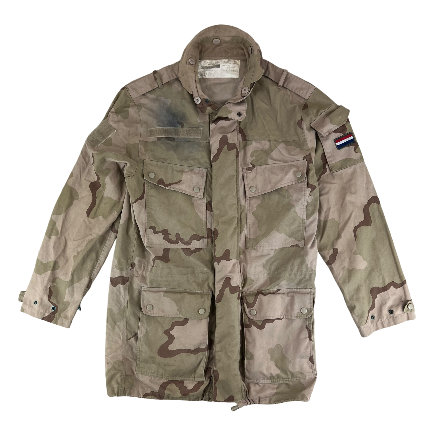 Dutch Army M93 Desert Camouflage Combat Jacket - Large