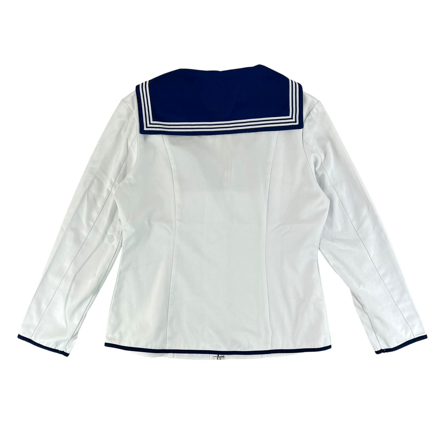 British Royal Navy Class II White Jumper Sailor's Top - Medium 170/100