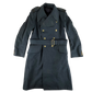 British RAF WW2 40's Officer's Blue Grey Wool Greatcoat w/ Belt - Medium Size 6