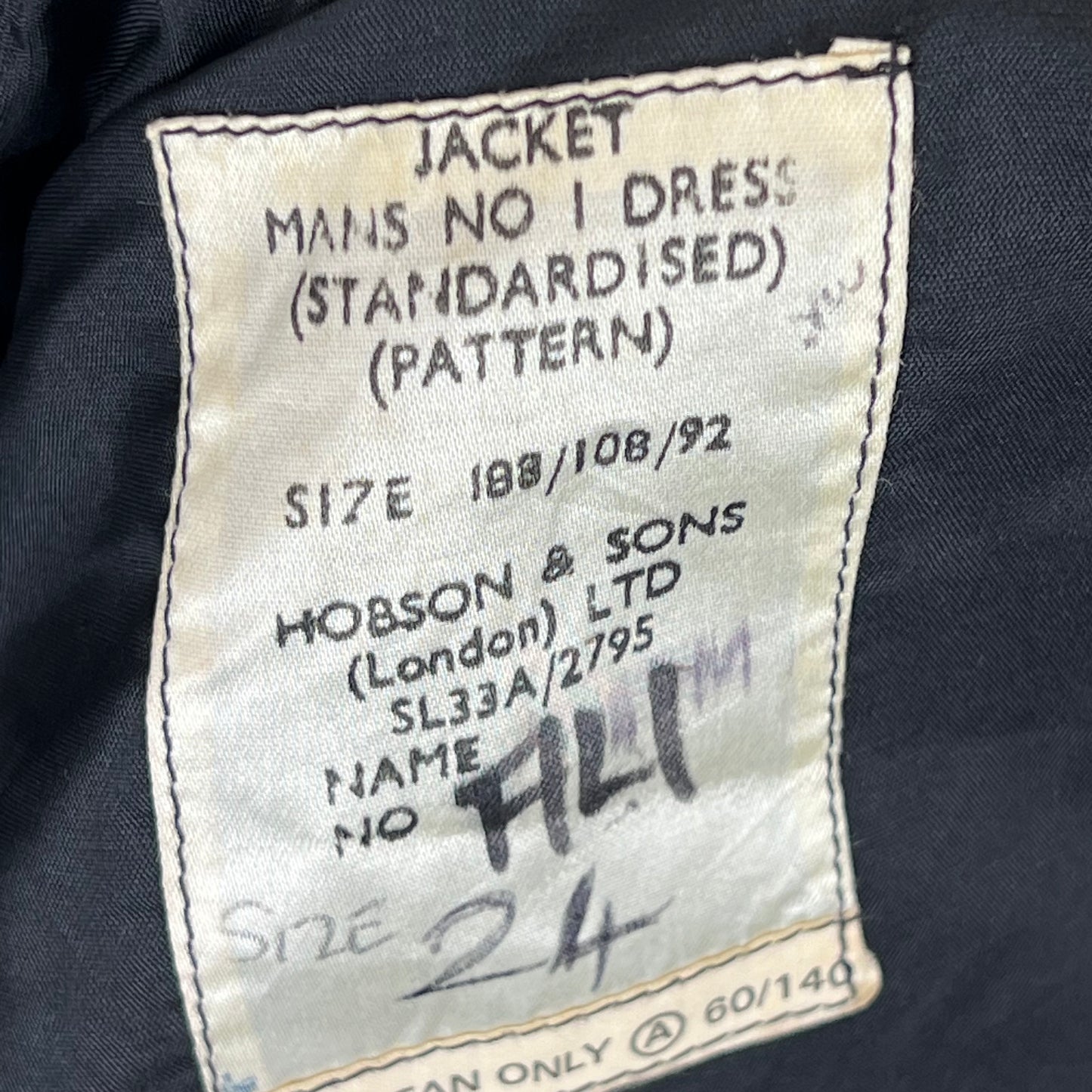 British Army No. 1 Dress Jacket - Large 188/108