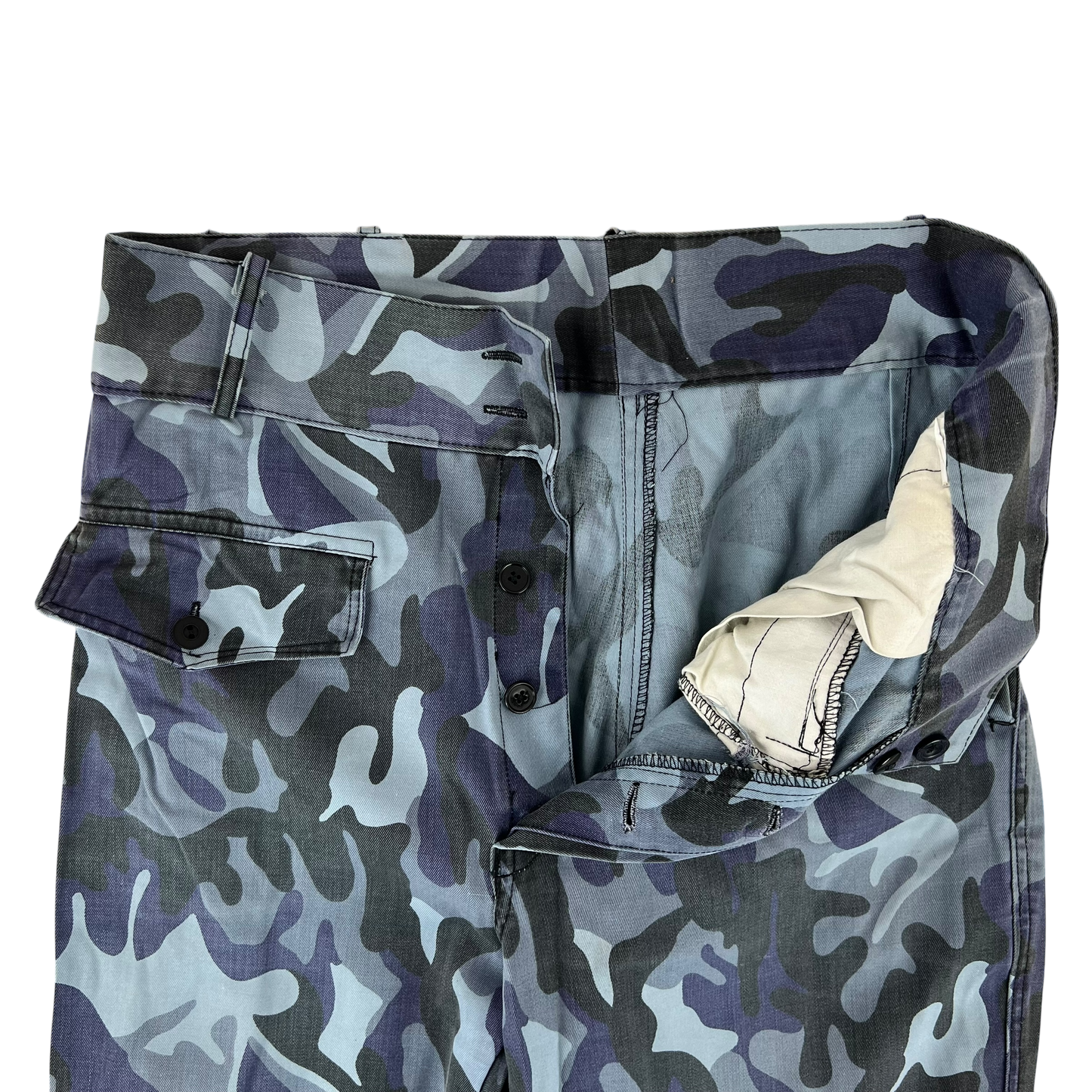 Romanian Army / Police M1990 Blue Leaf Camouflage Trousers - W32 L31