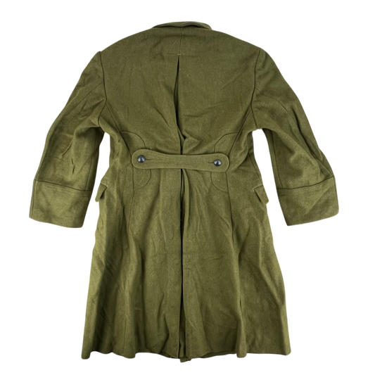 Romanian People's Army 80's Khaki Wool Greatcoat - Large