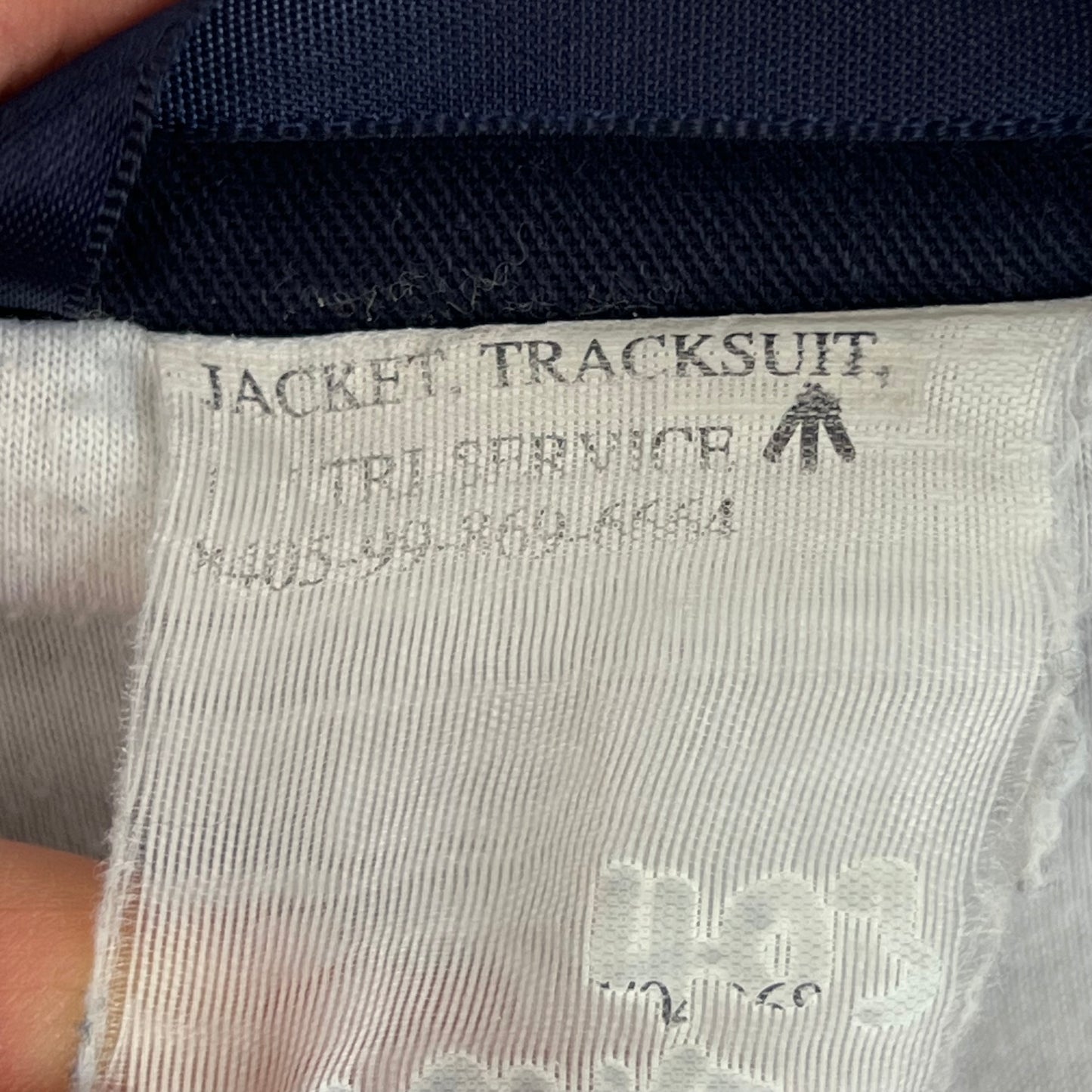 British Army / Tri-Services Navy Blue PTI Tracksuit Top Jacket - X Large