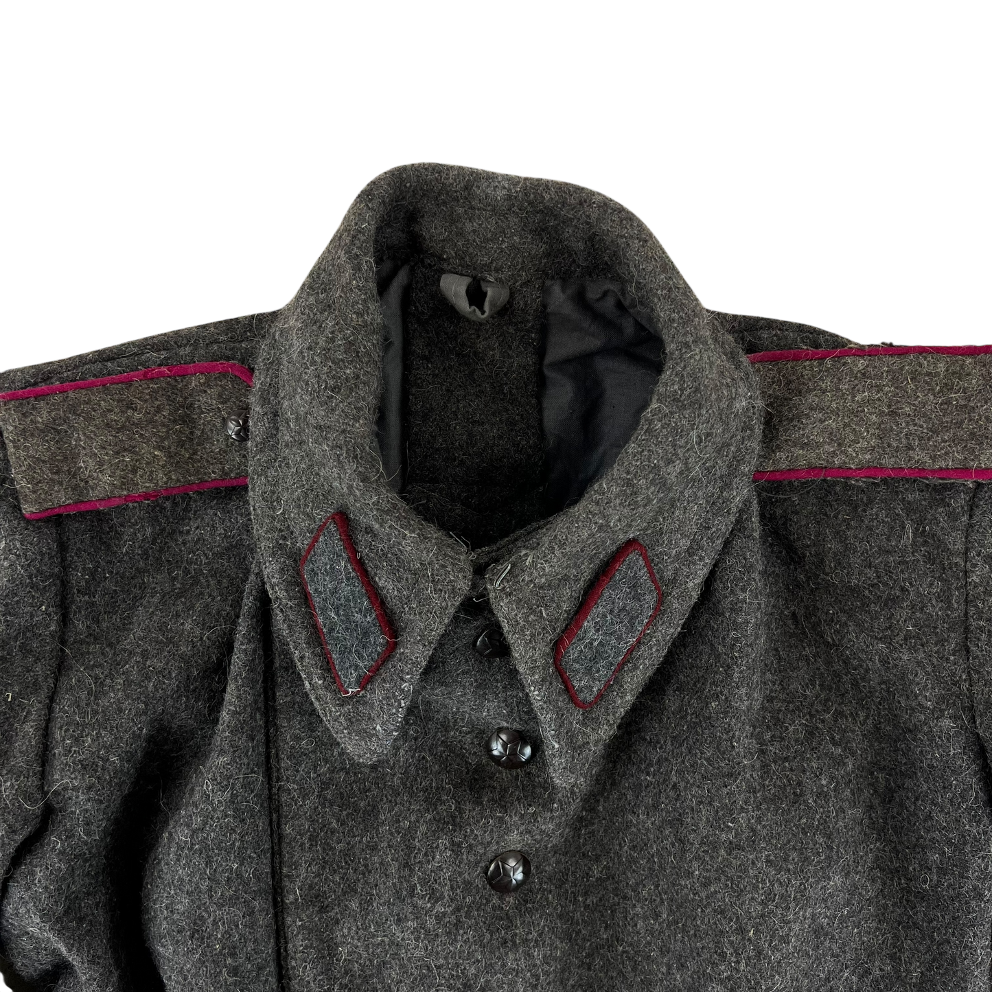 Bulgarian People's Army 50s Grey Wool Greatcoat - Large