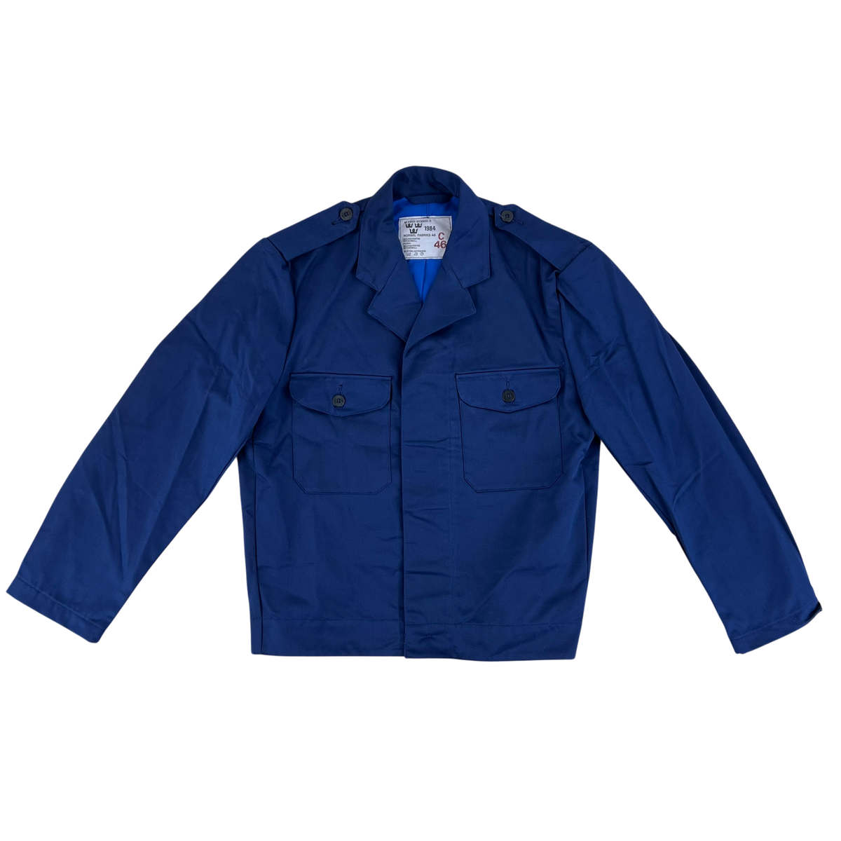 Swedish Navy Blue Work Utility Jacket - Medium