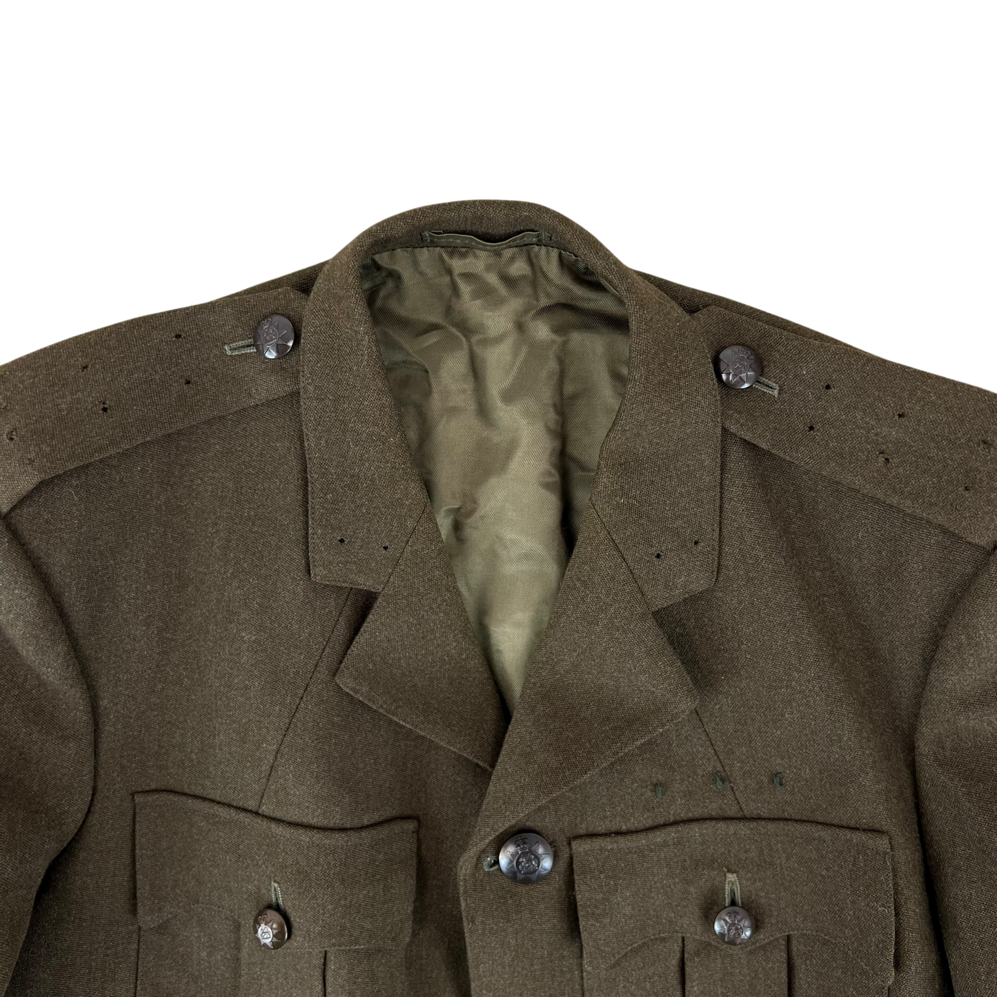 British Army Old Pattern No. 2 Olive Brown Dress Jacket - PWRR - Large