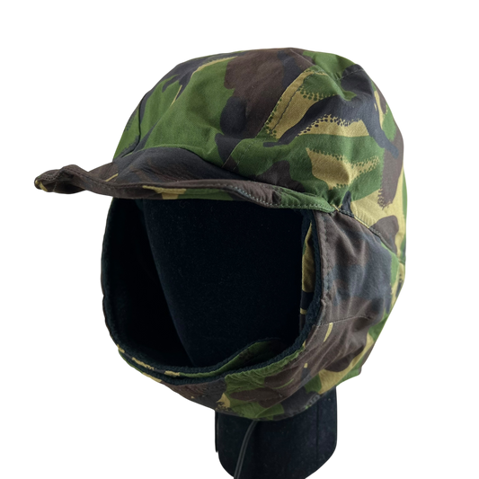 British Army Woodland DPM MVP Winter Trapper Cap - Large