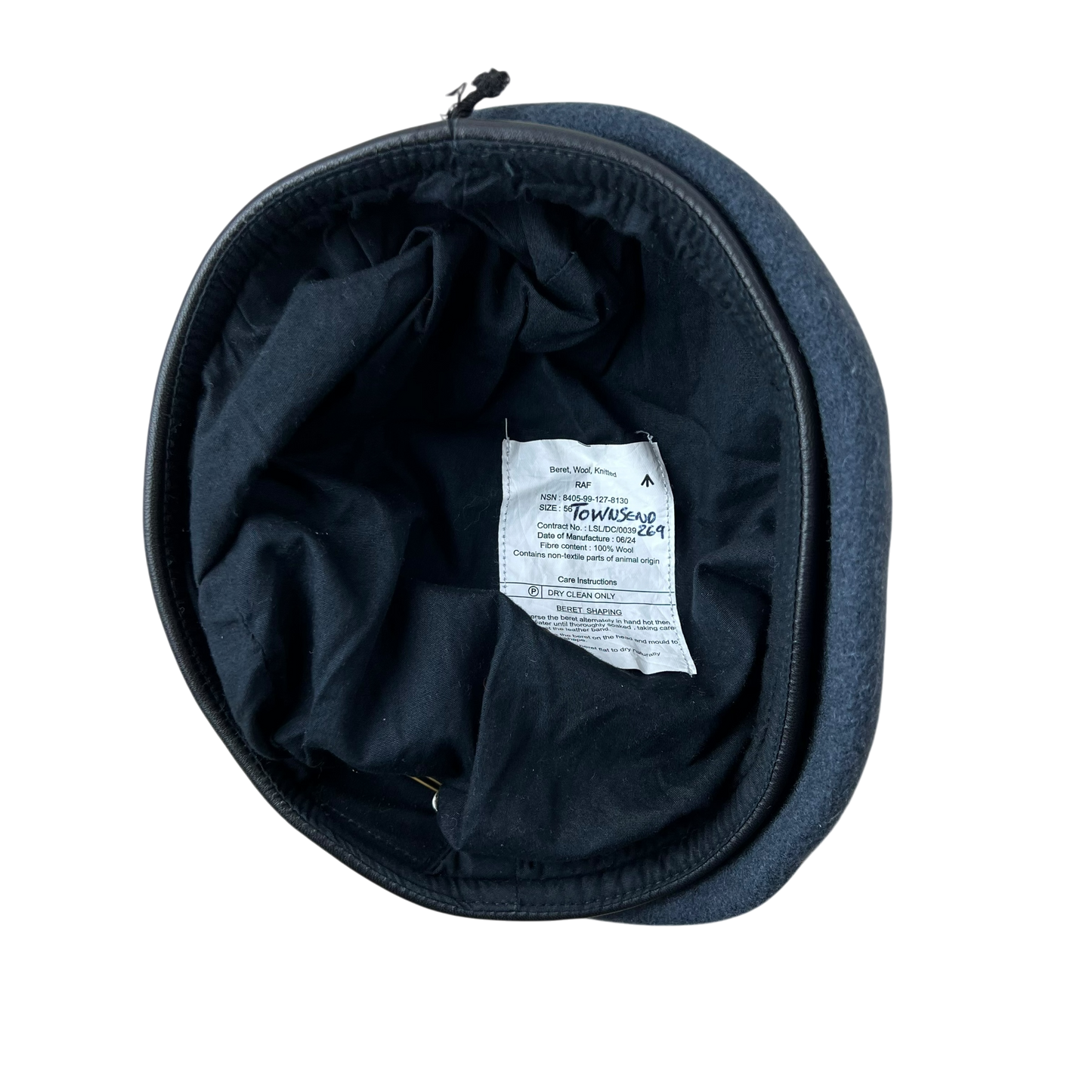 British RAF Beret w/ Badge - Small 56cm