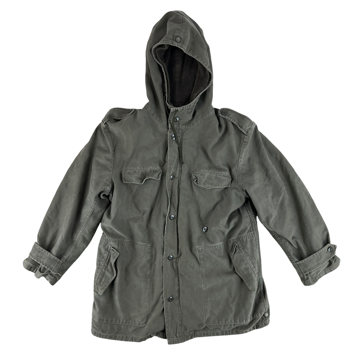 German Army Olive Drab Parka w Thermal Liner - Large Gr8