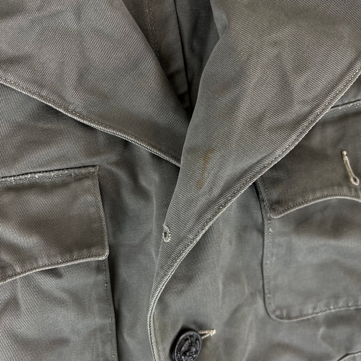 US Navy WW2 Chief Petty Officer's Grey Working Jacket - Medium