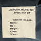 British Royal Air Force No. 1 Dress Jacket w/ Belt - Large 108L