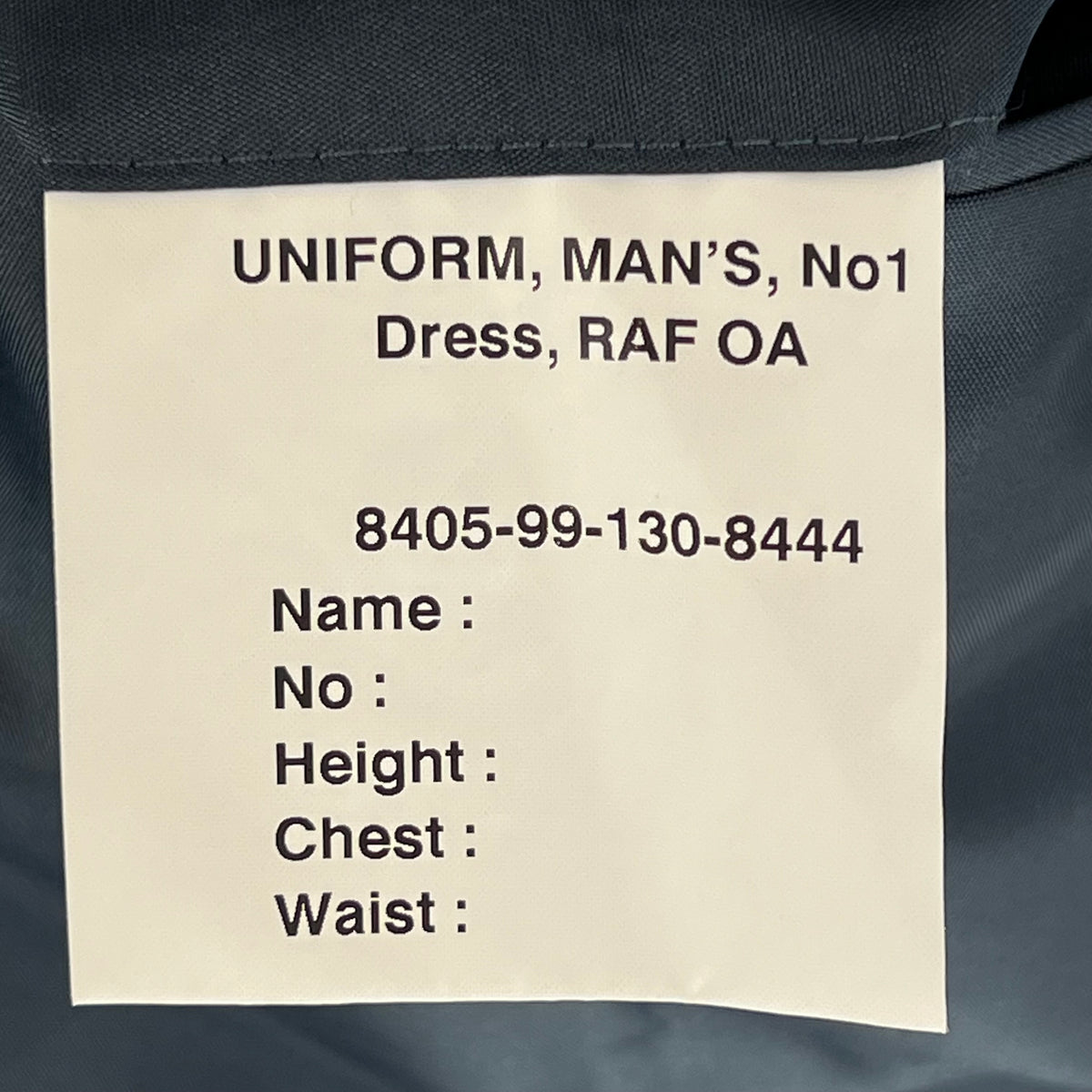 British Royal Air Force No. 1 Dress Jacket w/ Belt - Large 108L