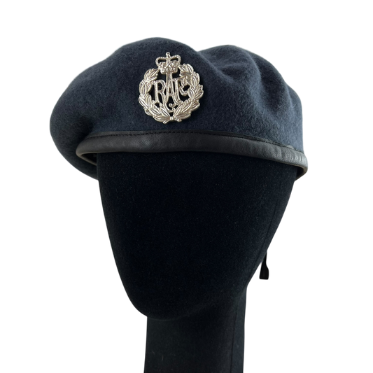 British RAF Beret w/ Badge - Medium 58cm