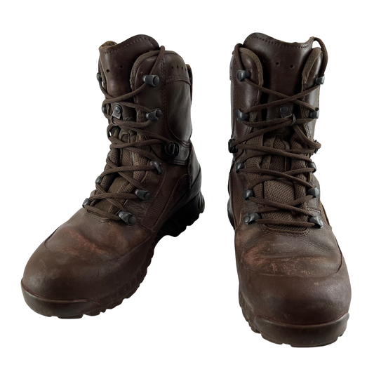 British Army HAIX Brown Combat Boots - Women's Size 6M
