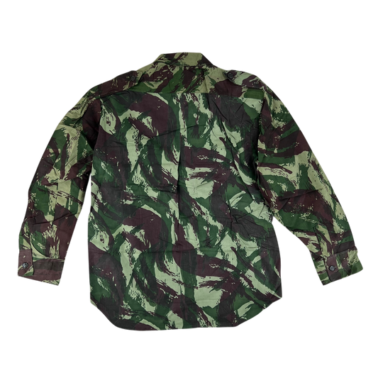 Portuguese Army M63 Lizard Camouflage Long Sleeve Shirt - Medium