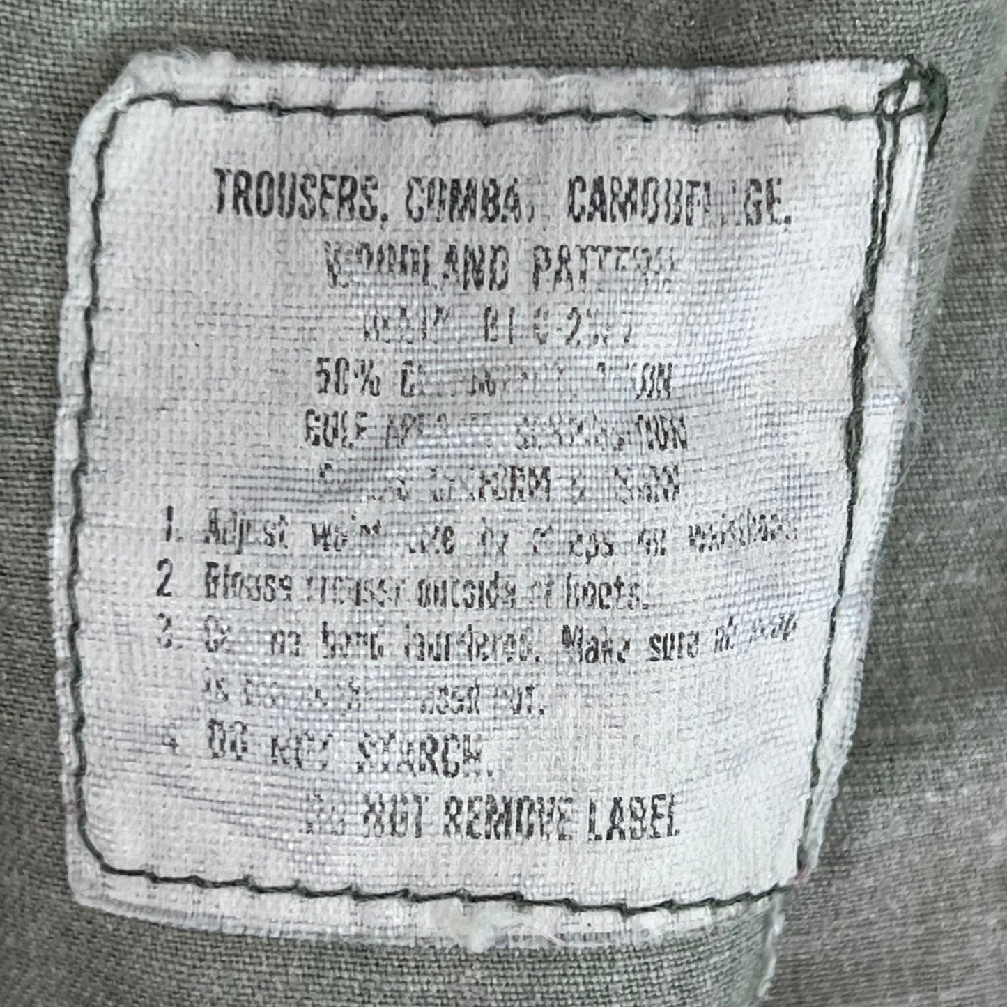 US Army M81 Woodland Camouflage Trousers - W38 L26.5