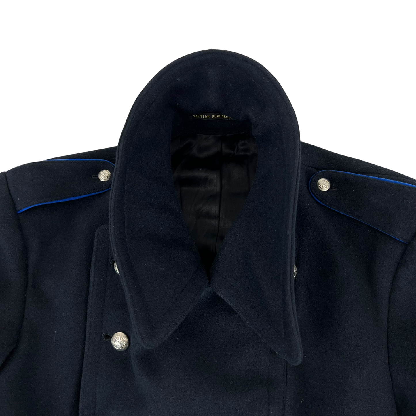 Finnish Police 1960s Wool Greatcoat