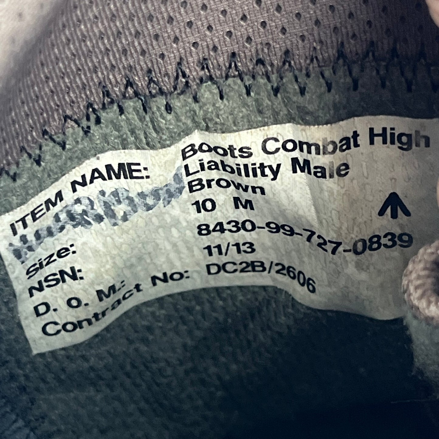 British Army HAIX Brown Combat Boots - Size 10M