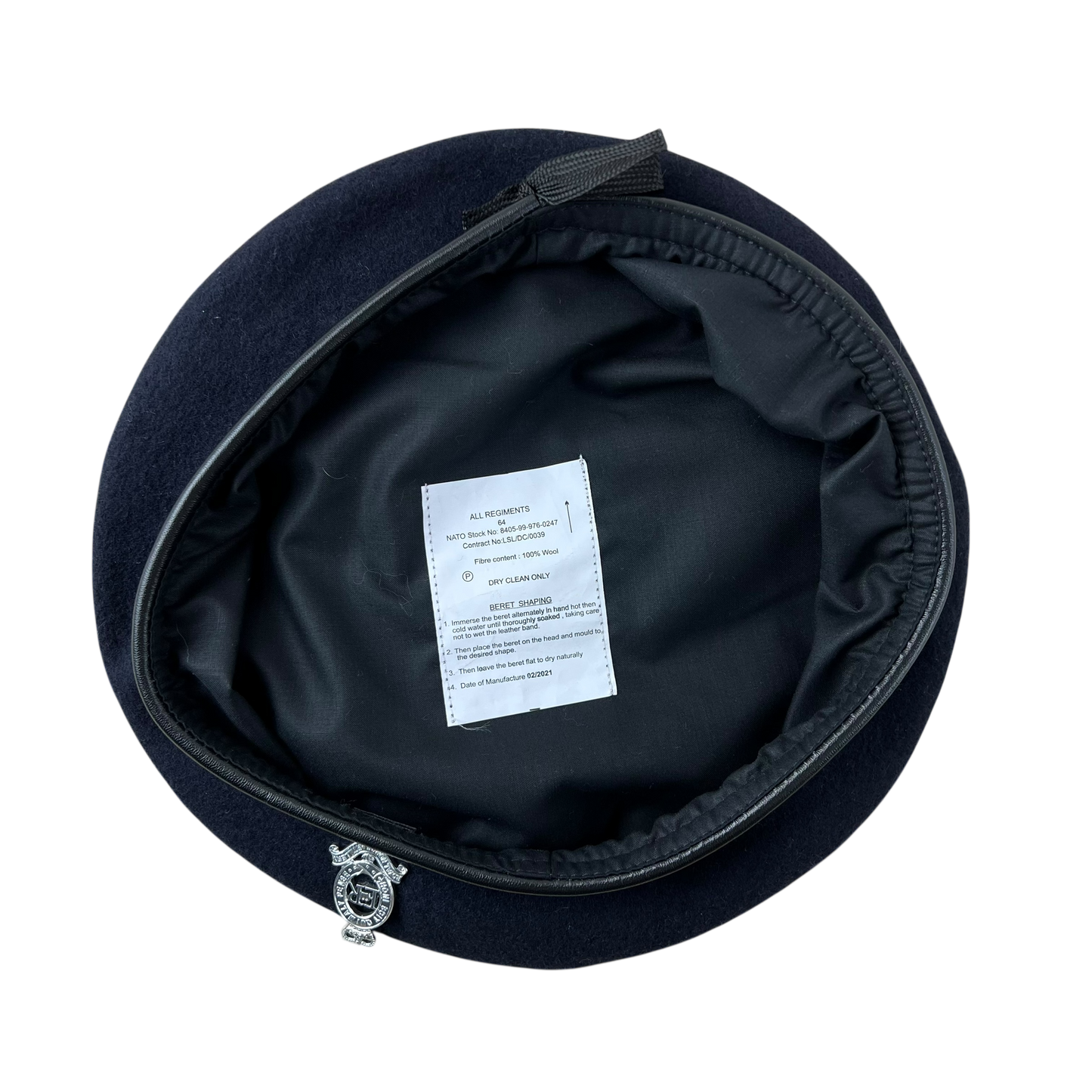 British Army Beret w/ Badge - Royal Horse Artillery - XX Large 64cm