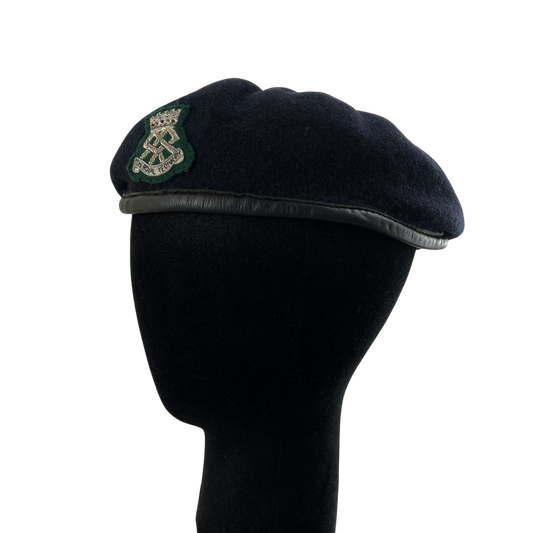 British Army Beret w/ Patch - Royal Yeomanry - Small