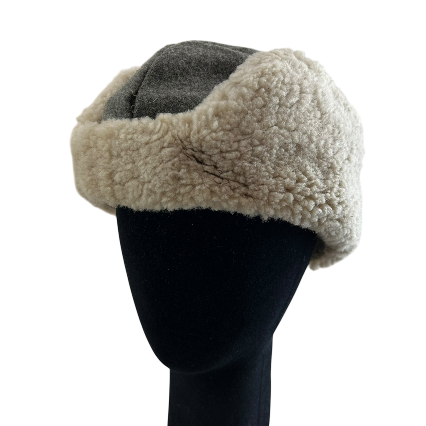 Swedish Army WW2 M43 Wool Ushanka Cap - Small 56cm