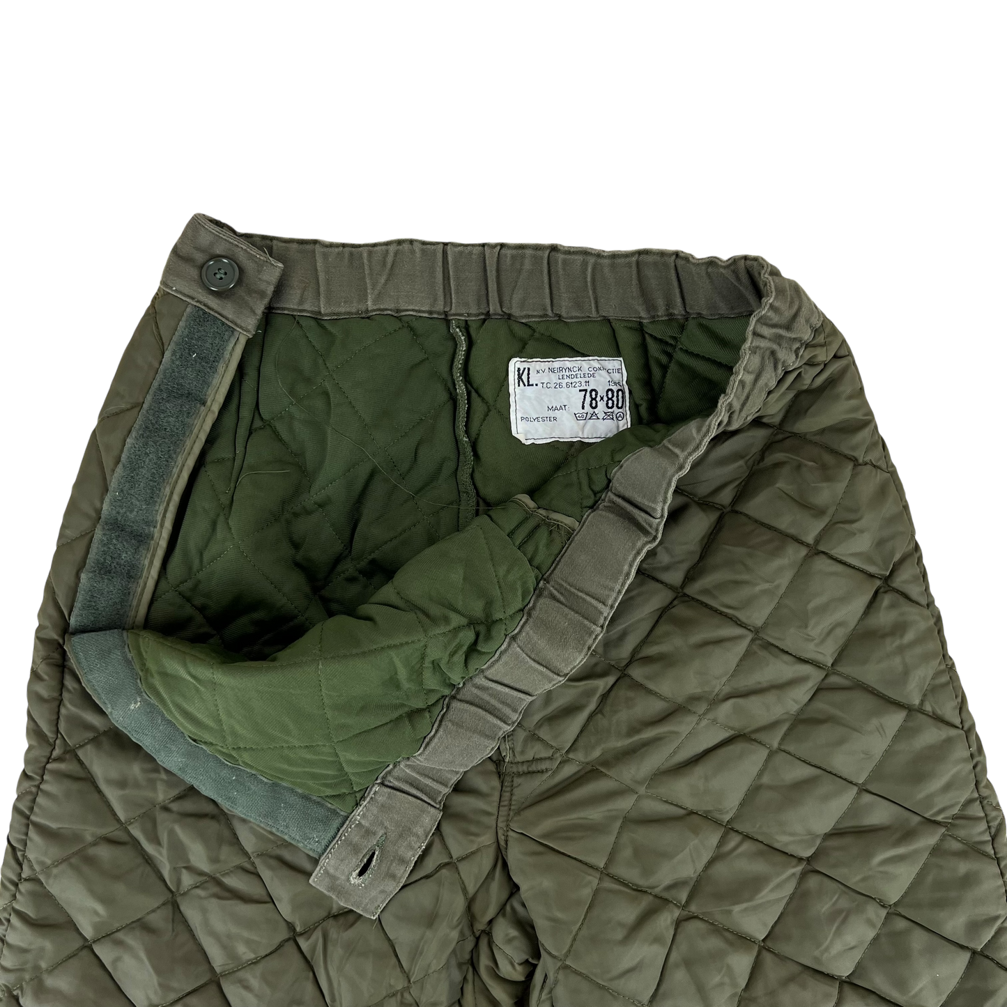 Dutch Army Thermal Quilted Trouser Liner - W30