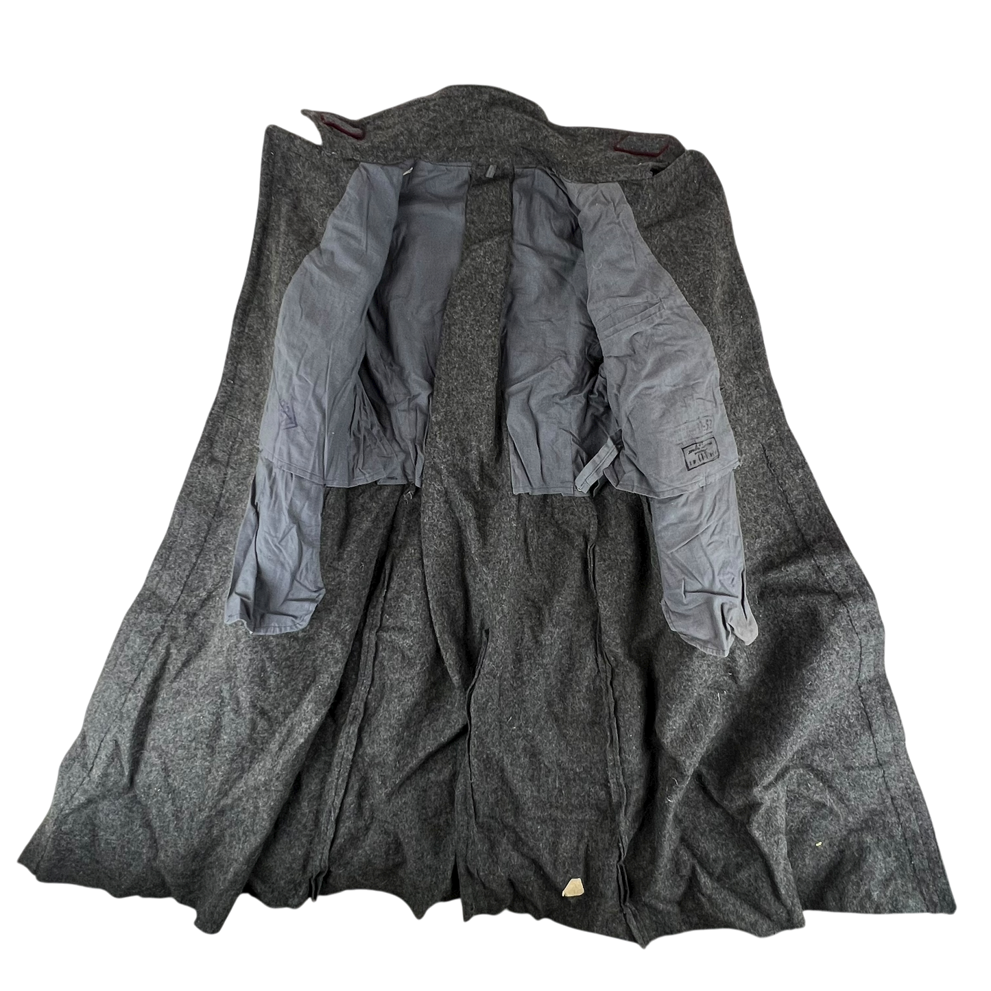 Bulgarian People's Army 60s Grey Wool Greatcoat - Medium