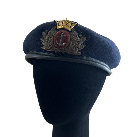 British Merchant Navy WW2 Beret w/ Patch - Medium / Large